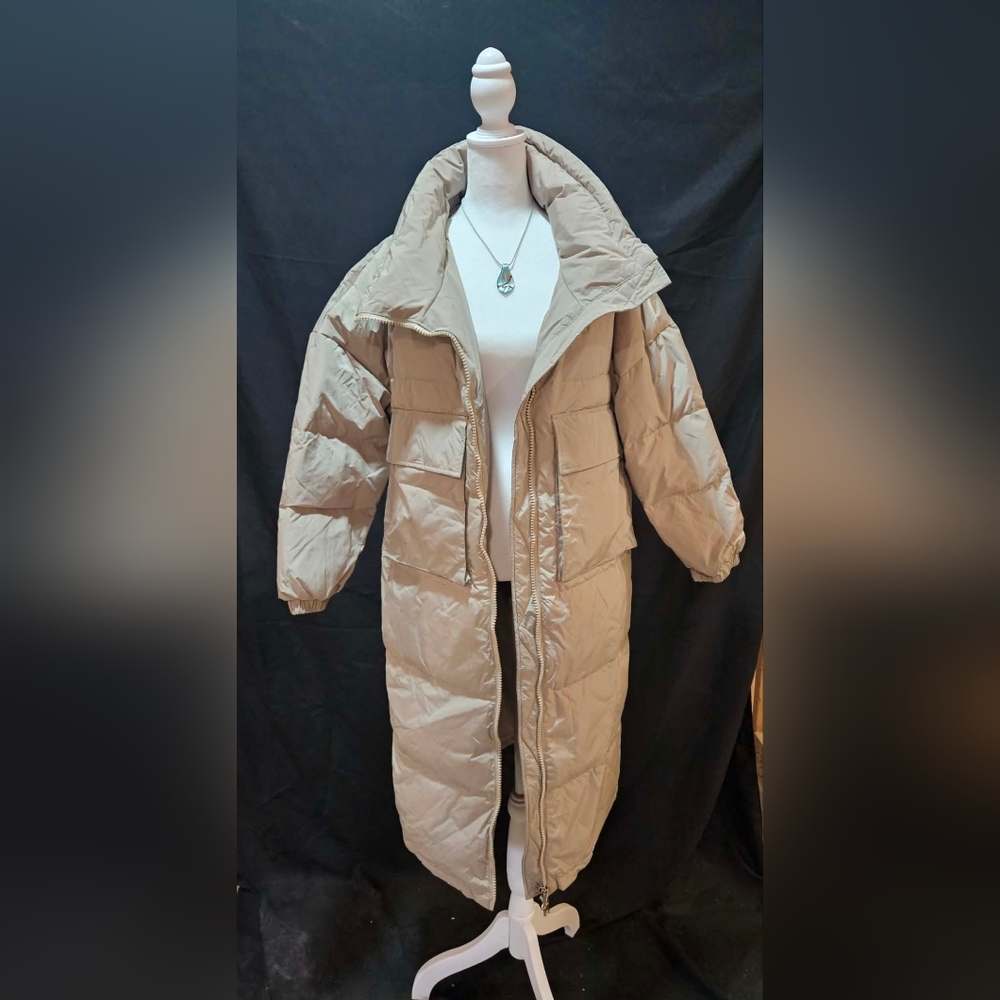 Lattilier Duck Down Long Puffer Coat